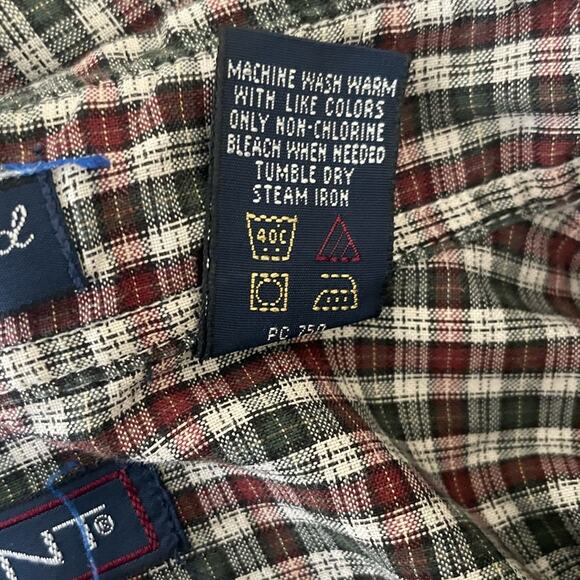 Gant Autumn Oxford Mens Shirt XL Plaid Muted Tone Cotton Button Up Office Casual - Picture 11 of 13